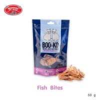 ? { ส่งฟรี } ?  BOO&amp;KO Cat Fish Bites 50g  บริการเก็บเงินปลายทาง