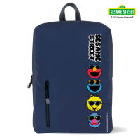 SST4 กระเป๋าเป้ Sesame Street 4 Face Backpack BP A174F Blue W12xH17x5 5 in