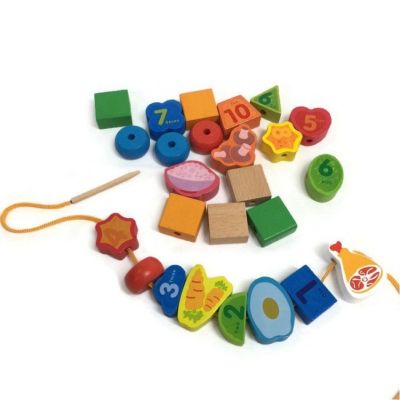 .ผลิตจากวัสดุคุณภาพดี ของเล่นเสริมทักษะ. Mistertoyman ร้อยเชือกชุดNumeric string of beads [ ผลิตจากวัสดุคุณภาพดี Kids Toy ].