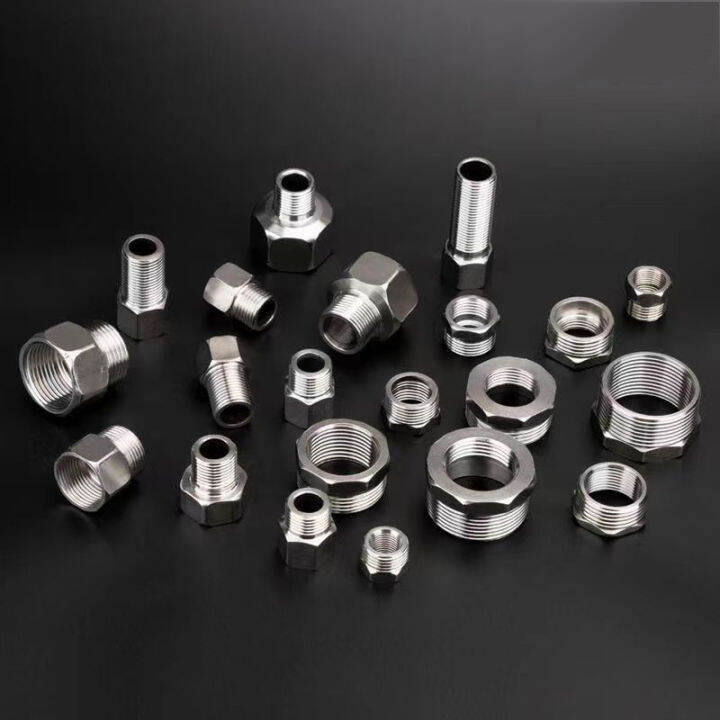 reducer-bushing-1-8-1-4-3-8-1-2-bsp-male-female-thread-ss304-stainless-steel-pipe-fittings-for-water-gas-oil-with-ptfe-tape