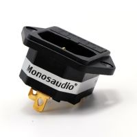 FI-03 Hifi audio Fused AU IEC Socket/Connector 24K Gold plated IEC Inlet with fuse holder