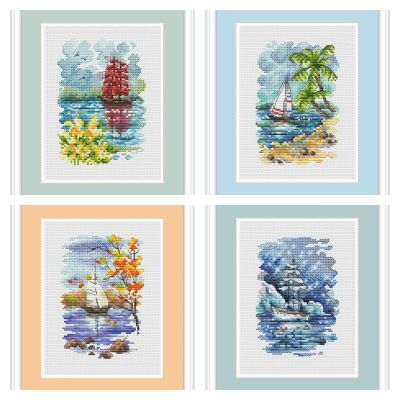 7001 Homefun Cross Stitch Kit Package Greeting Needlework Counted Kits New Style Kits Embroidery On Sale Stich Set Hobby Cartoon Needlework