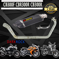 ท่อแต่ง honda cb300f cbr300r cb300r ท่อakrapovic 2รู เคฟล่า ท่อแต่งcb300f cbr300r cb300rชุดฟูล ตรงรุ่น เสียง แน่น นุ่ม ทุ้ม ไม่แตกในรอบสูง ระบายความร้อนได้ดีอัตรา