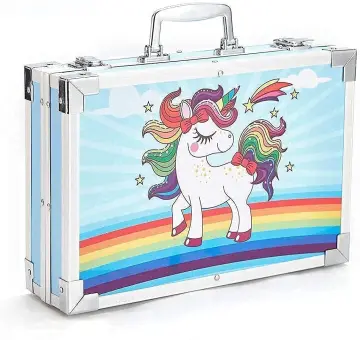 deluxe 145pcs aluminum case drawing coloring