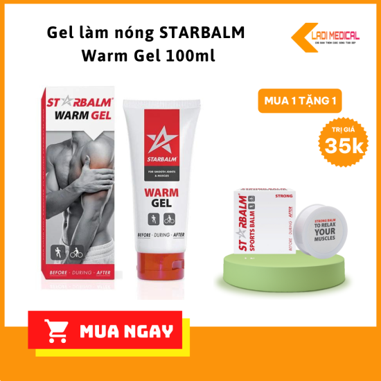 Gel làm nóng starbalm warm gel 100ml - ảnh sản phẩm 1