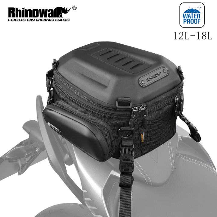 rhinowalk-กระเป๋า-kursi-belakang-motor-กระเป๋าเป้แบบแข็งมอเตอร์ครอส-กระเป๋ากระโปรงท้ายรถมอเตอร์ครอสกลางแจ้ง12l-18l-ขยายได้