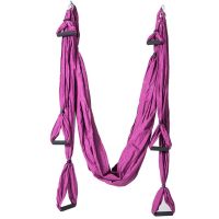 6 handle Anti-Gravity yoga hammock fabric Yoga Flying Swing Traction Device Yoga hammock set Equipment for Pilates body shaping