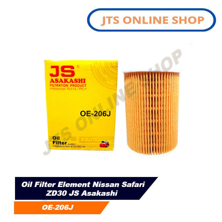 Oil Filter Element Nissan Safari ZD30 JS Asakashi OE206J Lazada PH