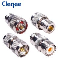 Cleqee 1pcs UHF SO239 PL259 Male Female To N Type Male Female Connector RF Coaxial Coax Adapter