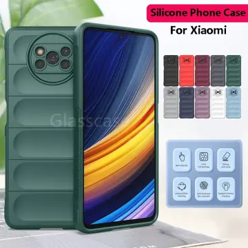 Fashion Square Leather Phone Case For Xiaomi POCO X3 X3NFC X2