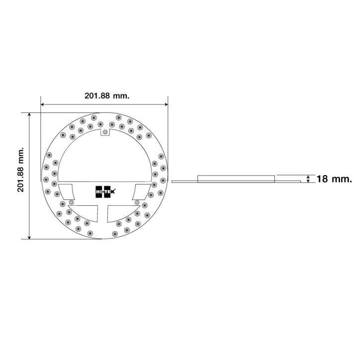 hi-tek-โคม-หลอด-led-แบบกลม-dl-cw-ww-มีฝาครอบ