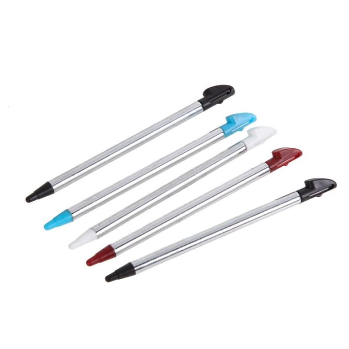 5pcs-colors-metal-retractable-stylus-touch-pen-for-nintendo-3ds-xl-n3ds-ll-us-new-arrival