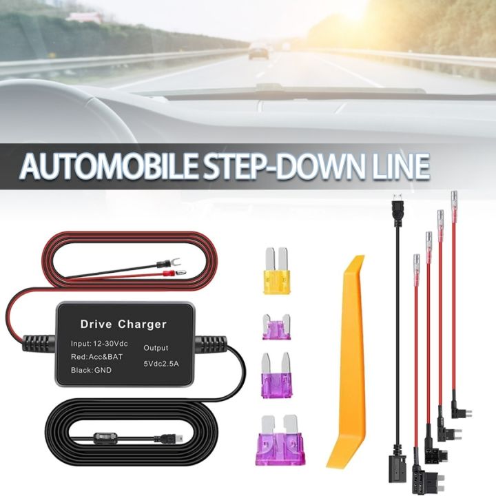 5v-2a-micro-usb-car-hard-wire-kit-box-universal-hardwire-charger-adapter-car-sockets-for-dash-cam-camera-dvr