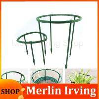 Merlin Irving Shop Greenhouse Plant Support Cage Plie Flower Stand Holder Plastic Semicircle For Orchard Fixing Rod Gardening Bonsai Tools