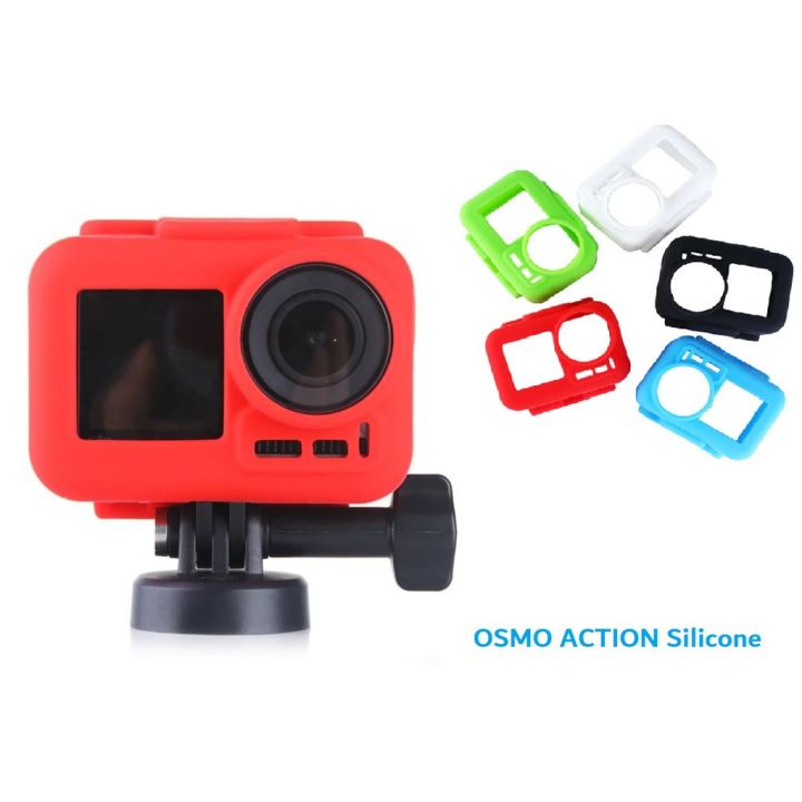 ซิลิโคน-กล้อง-osmo-action-silicone-case-แบบหุ้มกรอบเฟรมกล้อง