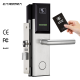 Rfid Hotel Electronic Locks Sus 304วัสดุรูดบัตรทนทานล็อคประตูดิจิตอล