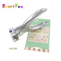 T Airplane Hole Punch Heavy Duty Steel Handheld Hanger Euro Slot Punch Butterfly T-hook Clamp Pliers for Paper PVC Card