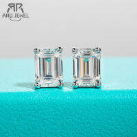 Anuwel 10K Gold POST 421CT total zamrud Moissanite Anting STUD GOLD Anti-RED โพสต์ Anti-align Gross