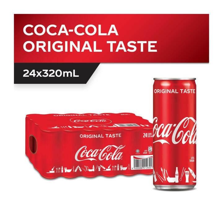 Coca Cola Coke Original Taste 24 X 320ml Case Laz Mama Shop