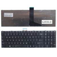 【City of Angels】 GZEELE ใหม่ภาษาอังกฤษคีย์บอร์ดสำหรับ Toshiba Satellite C50D C50 A A506 C55 C55T C55D แป้นพิมพ์แล็ปท็อป