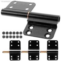 ♘◕♟ 4pcs Aluminum Alloy Heavy-Duty Black Bathroom Door Door Hinge Black Door Hinges Aluminum Alloy Hinge Hinge for Doors