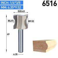 Huhao 1/2 "1/4" ก้านครึ่งรอบบิตเตอร์2ร่องฟันของดอกกัดเอ็นมิลสำหรับไม้ไม่มีตลับลูกปืนเครื่องตัดมิลลิ่งเครื่องมืองานไม้