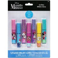 เครื่องสำอางค์เด็กปลอดสารพิษ Townley Girl Super Sparkly Lip Gloss Set Featuring Disney Minnie Mouse เซตละ 7แท่ง