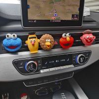 【DT】  hotSesame Street Car Air Outlet Aromatherapy Perfume Air Conditioner Decoration Car Interior Cute Cartoon Lasting Fragrance