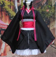 Japanese Kimono Yukata Robes Girls Anime Yaya Cosplay Costume Women Haori Tea Party Princess Dress Comic Exhibition Clothing Set