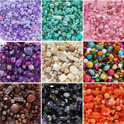 【CC】☍  20g/Lot Mixed Beads Star Spacer Loose Bead Necklace Jewelry Making Accessories