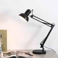 โปรโมชั่น+++ โคมไฟตั้งโต๊ะ Table Reading lamp Adjustable with super long arm E27 โคมไฟอ่านหนังสือ ปรับระดับได้รอบทิศทาง ราคาถูก โคม ไฟ ตั้งโต๊ะ โคมไฟตั้งโต๊ะ led โคมไฟตั้งโต๊ะน่ารัก