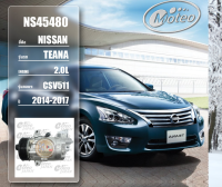 NS45480 (คอมแอร์ ยี่ห้อMOTEO) Nissan SYLPHY 1.6L CSV511 ปี 2012-2016/ TEANA 2014-2017 2.0L