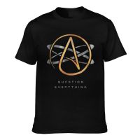 Customized Summer Tee Atheist Science Atom Symbol Question Hip Hop Tshirt For Man