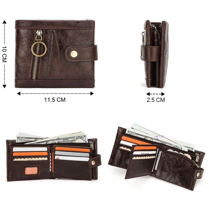 layor-wallet-ติดต่อ39-หนังผู้ชายกระเป๋าเงินเหรียญชายผู้ถือบัตรขนาดเล็ก-rfid-กระเป๋าสตางค์กลอน-designportfelpocket