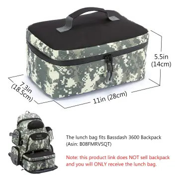 Bassdash Multifunctional Fishing Tackle Backpack Lightweight Tactical Soft Tackle  Box with Protective Rain Cover