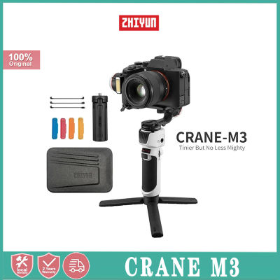 ZHIYUN กิมบอล M3เครนสำหรับกล้องมิเรอร์เลสสมาร์ทโฟนกล้อง Action Camera เครื่องกันสั่นแบบมือถือสำหรับไอโฟนกล้องถ่ายรูป14 Pro Max