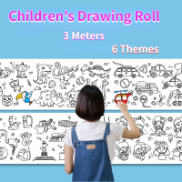 Rollo De Dibujo Para Niños,Rollo De Papel Para Colorear DIY,Papel De Relleno De Color,Desplazamiento De Graffiti,Papel Cortado,Juguete De Pintura Para Niños,Juguetes Educativos