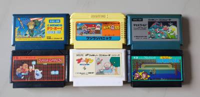 ตลับเกมส์ Famicom(แฟมิลี่) เกมส์สนุกวัยเด็กใช้งานได้ปกติ