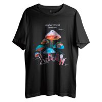 New FashionUnisex T-Shirt Mushrooms Higher World Senseless 2023