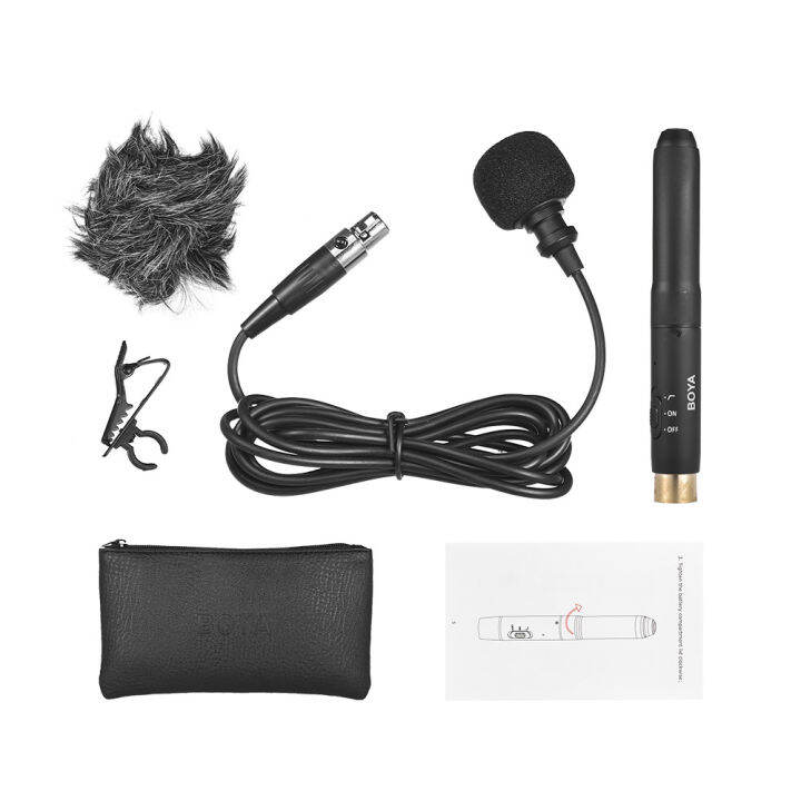 ไมโครโฟน-boya-by-m11c-professional-cardioid-condenser-lavalier-microphone-ไมค์บันทึกเสียง-ไมค์หนีบปกเสื้อ