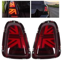 VLAND สำหรับ JCW Union Jack Full LED ไฟท้ายเลนส์สีแดงเหมาะสำหรับ R56 R57 Pre-LCI 2007-2013