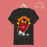 เสื้อยืด สกรีนลายนักเตะแมนฯ ยูไนเต็ด-สีดำ #RASHFORD - Man United T-Shirt Black