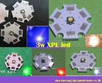 【☑Fast Delivery☑】 yanjina85828158 10ชิ้น X เครื่องชั่ง Xpe เพิ่ม Cree Xp-E R3 3W Led สีขาวโทนเย็นสีเขียวแดง Led พร้อมฮีทซิงค์20มม. สีฟ้าน้ำเงิน