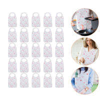 Zecetim 25pcs ที่ไม่ได้ทอสำหรับผู้ใหญ่ bibs bibs ตลก bibs สำหรับร้านอาหารทะเลปาร์ตี้บาร์บีคิว