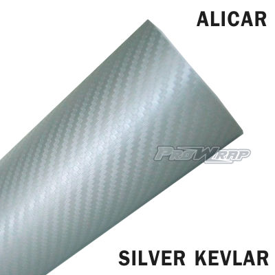 Alicar สติ๊กเกอร์เคฟล่า 3D สีเทา (120x150cm.)