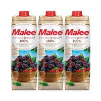 [ส่งฟรี!!!] มาลี น้ำมัลเบอรี่ 100% 1000 มล. X 3 กล่องMalee Mulberry 100% 1000 ml x 3