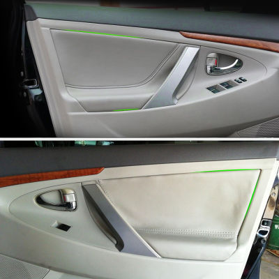 ภายในรถแผงประตูหนังไมโครไฟเบอร์สำหรับ Toyota Camry 2006 2007 2008 2009 2010 2011 2012