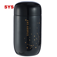 SYS ขวดเก็บความร้อน Starry Sky Mini ขนาดเล็กความจุ304สแตนเลสกระติกน้ำสุญญากาศ200ML Thermo ขวด