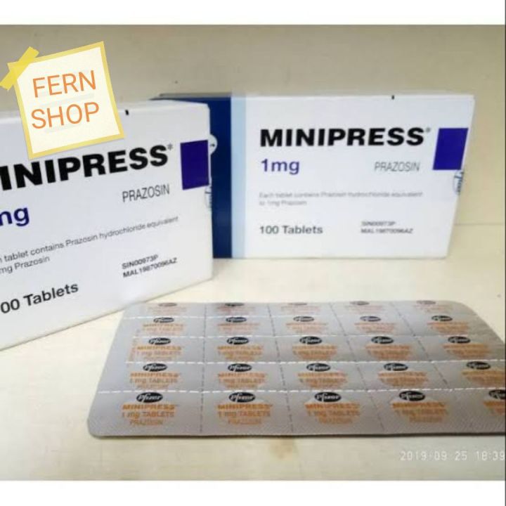 MINIPRESS 1mg Isi 100 Tablets Obat Hipertensi | Lazada Indonesia