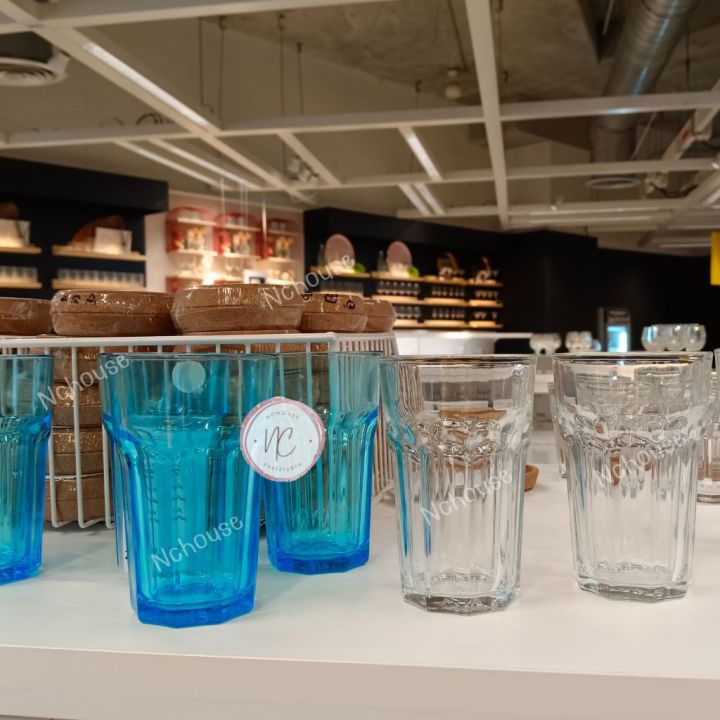 แก้ว-ikea-แก้วน้ำ-แก้วกระจกนิรภัย-ทนทาน-ใส่ได้ทั้งร้อนและเย็น-1-ใบ-drinking-glass-อิเกีย-แท้